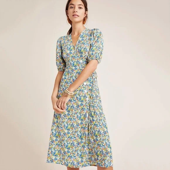 NWOT Faithful the brand Marta MIDI Dress Size 2 - Picture 2 of 6